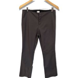 Ecru modern well constructed stretch high waisted dress trousers style 1790 #A2